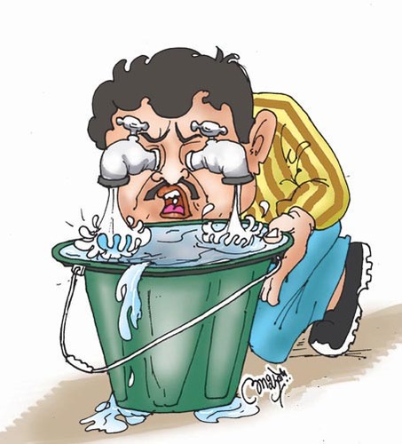Cartoon: Save Water (medium) by ashutoon tagged water,save