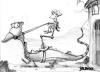 Cartoon: Dragon Rider (small) by dbaldinger tagged sketch doodle dragon fantasy 