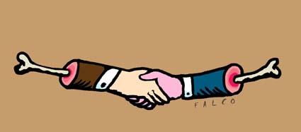 Cartoon: agreement (medium) by alexfalcocartoons tagged agreement