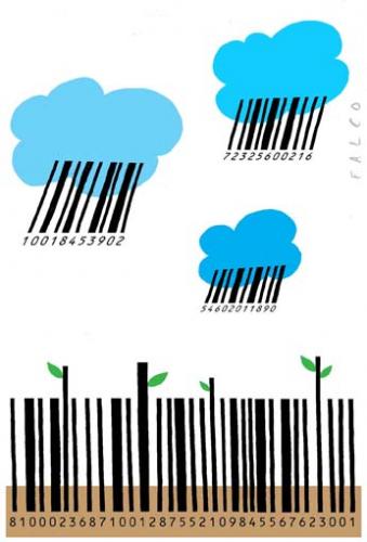 Cartoon: cloudscodebars (medium) by alexfalcocartoons tagged cloudscodebars