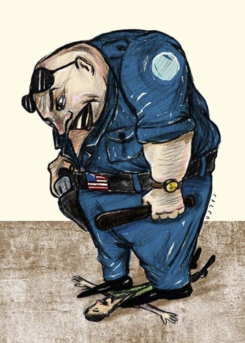 Cartoon: immigrant (medium) by alexfalcocartoons tagged immigrant