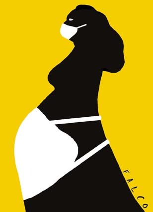 Cartoon: pregnant (medium) by alexfalcocartoons tagged pregnant
