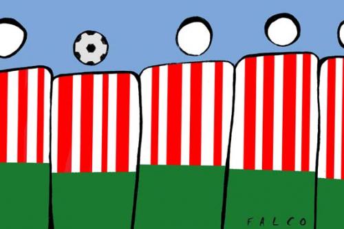 Cartoon: team (medium) by alexfalcocartoons tagged team,soccer,sport
