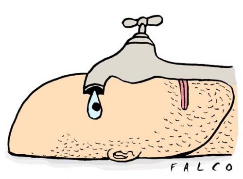 Cartoon: water (medium) by alexfalcocartoons tagged water,man