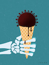 Cartoon: Bad icecream (small) by alexfalcocartoons tagged pandemic