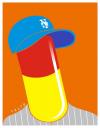 Cartoon: baseball (small) by alexfalcocartoons tagged baseball