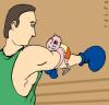 Cartoon: boxing (small) by alexfalcocartoons tagged sport boxing