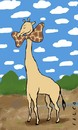 Cartoon: giraffe (small) by alexfalcocartoons tagged giraffe
