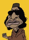 Cartoon: Khadafi (small) by alexfalcocartoons tagged khadafi