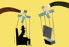 Cartoon: puppets (small) by alexfalcocartoons tagged puppets