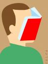 Cartoon: reading (small) by alexfalcocartoons tagged reading
