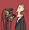 Cartoon: speech (small) by alexfalcocartoons tagged speech