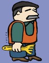 Cartoon: worker (small) by alexfalcocartoons tagged worker