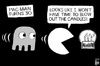Cartoon: Pac Man at 30 (small) by sinann tagged pac,man,candles,30th,birthday,anniversary