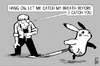 Cartoon: Pokemon Go (small) by sinann tagged pokemon,go,catch,pikachu,breath