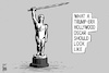 Cartoon: Trump era Oscar (small) by sinann tagged academy award oscar donald trump statuette