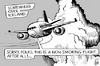 Cartoon: Volcanic flight (small) by sinann tagged volcano,ash,flight,non,smoking