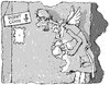 Cartoon: HEAVEN (small) by ALEX gb tagged paradise heaven poor key coin poverty doors death