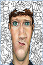 Cartoon: ZUCKERBERG (small) by ALEX gb tagged mark,zuckerberg,facebook,zuckerbook,alex