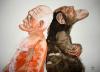 Cartoon: Apes and Humans 2 (small) by Björn Krause tagged aah,