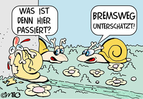 Cartoon: Schnecken (medium) by MiO tagged tiere,schnecken,mio,raserei