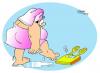 Cartoon: Fatty2 (small) by Salas tagged fat fatty bath surprise man woman 