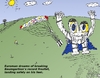 Cartoon: Caricature of Euroman freefall (small) by BinaryOptions tagged felix,baumgartner,spacesuit,space,jumpsuit,freefall,record,jump,international,euroman,euro,europe,european,money,monetary,eur,currency,devalue,devaluation,forex,caricature,editorial,business,comic,cartoon,optionsclick,binary,options,trader,option,trading,