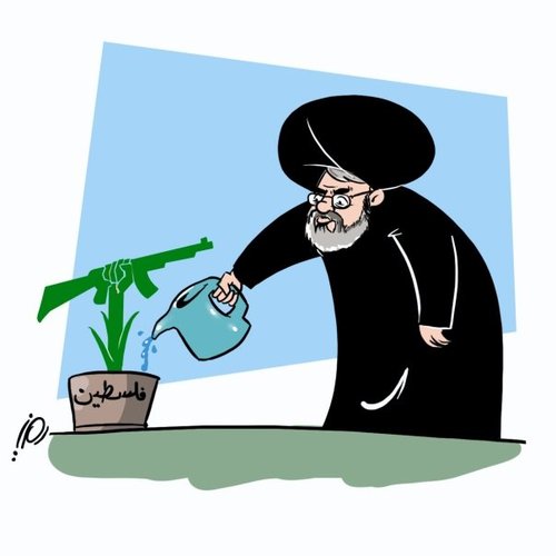 Cartoon: Hizbolla and Hamas (medium) by ramzytaweel tagged hizbolla,hamas