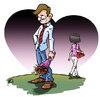 Cartoon: sad love2 (small) by ramzytaweel tagged goodbye sad love