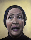 Cartoon: Little Edie from Grey Gardens (small) by vokoban tagged oil,painting,little,edie,bouvier,beale,edith,grey,gardens,maysles