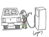 Cartoon: Biofuel Station (small) by Lopes tagged biofuel,gas,station,car,fuel,urine