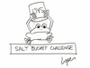 Cartoon: Salt Bucket Challenge (small) by Lopes tagged frog,salt,bucket,challenge,ice,suicide