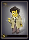 Cartoon: CoLumBo (small) by gamez tagged peter,falk,columbo,gamez,gmz,georg,george,geo,georgia,simpson,detective,leuthenant,movie,yellow,shirt,ylinj,details