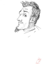Cartoon: seLf portrr (small) by gamez tagged gmz self portrait kontour picture paper