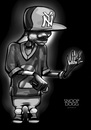Cartoon: Snoop DoGG (small) by gamez tagged snoop,doggy,dogg,rap,hip,hop,gangsta,cap,cup,cut,cute