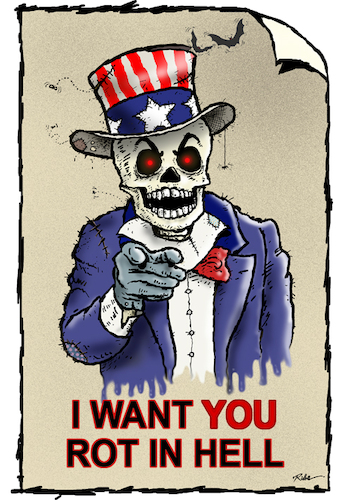 Cartoon: I WANT YOU - Ridha (medium) by Ridha Ridha tagged war,uncle,sam,usa