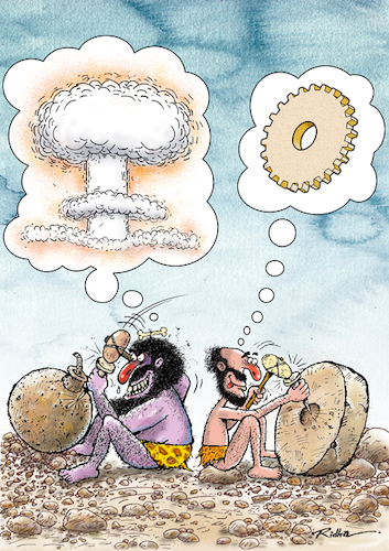Cartoon: No title - Ridha H. Ridha (medium) by Ridha Ridha tagged ridha,cartoon,war,peace