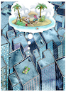 Cartoon: Mid afternoon dream in August (small) by Ridha Ridha tagged mid,afternoon,august