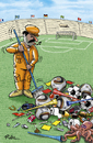 Cartoon: The day after Football WM 2010 (small) by Ridha Ridha tagged the day after football wm 2010 cartoon by ridha fussball sport fifa world cup