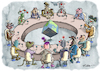 Cartoon: World leaders meeting after 2000 (small) by Ridha Ridha tagged world,leaders,meeting,earth,2000