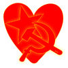 Cartoon: Hammer Sichel Roter Stern Herz (small) by symbolfuzzy tagged symbolfuzzy,symbole,logo,logos,kommunismus,sozialismus,hammer,sichel,revolution,klassenkampf