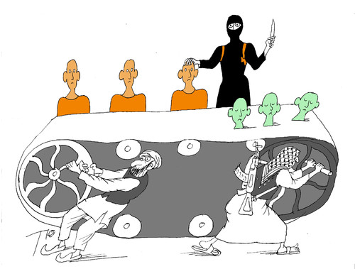 Cartoon: Conveyer (medium) by tunin-s tagged conveyer