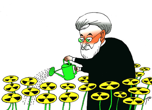 Cartoon: Le Fleurs du mal (medium) by tunin-s tagged iranian,programme