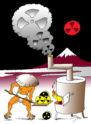 Cartoon: Nuclear energy (medium) by tunin-s tagged nuklear,energy