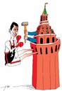 Cartoon: The Kremlin (small) by tunin-s tagged prokhorov