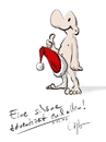 Cartoon: Frohe Adventszeit euch allen! (small) by Carlo Büchner tagged weihnachten advent 2013 ray carlo büchner arts kalender lichtlein kranz