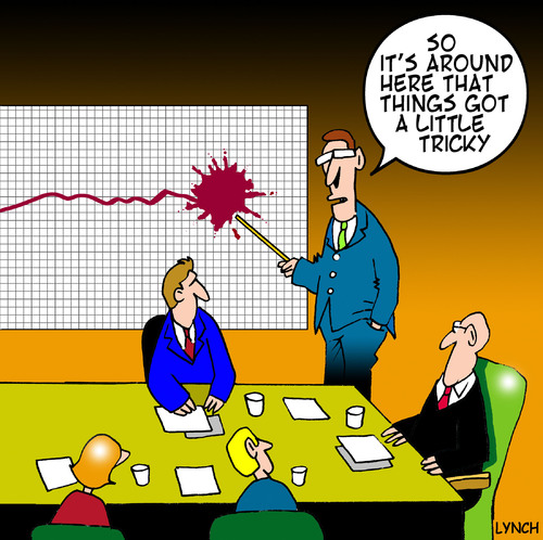 Cartoon: a little tricky (medium) by toons tagged business,graph,boardroom,gfc