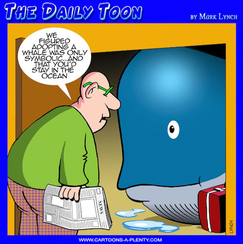 Cartoon: Adopt a whale (medium) by toons tagged whales,adoption,whales,adoption