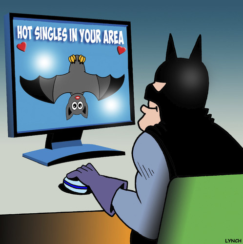 Cartoon: Batman (medium) by toons tagged batman,super,hero,bats,hot,singles,batman,super,hero,bats,hot,singles