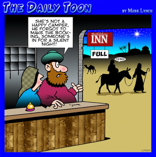 Cartoon: Bethlehem inn (medium) by toons tagged silent,night,christmas,no,room,at,the,inn,accommodation,angry,wife,mary,and,joseph,silent,night,christmas,no,room,at,the,inn,accommodation,angry,wife,mary,and,joseph